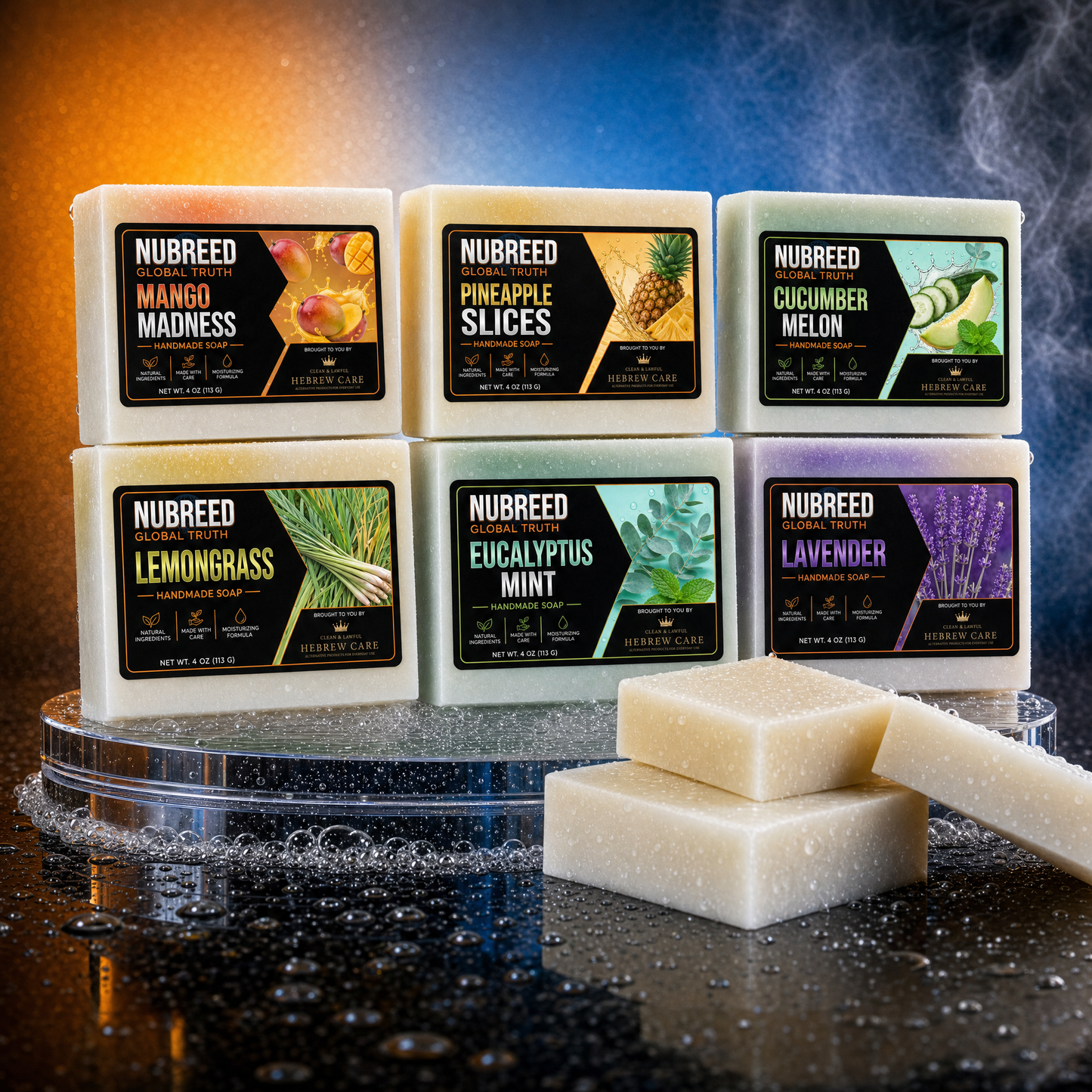NUBREED Global Truth Exclusive Soap Kit with Loofah — 6 Bar Limited Drop