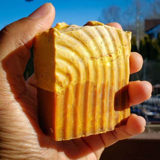 Jumbo Premium Turmeric Soap with Aloe - Hebrew Care